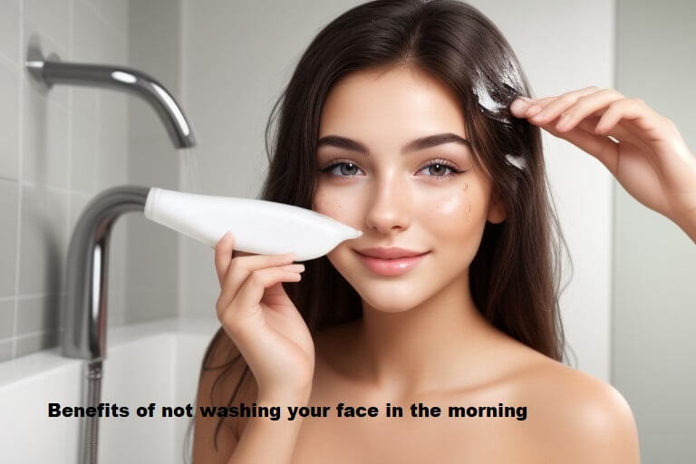 Benefits of not washing your face in the morning