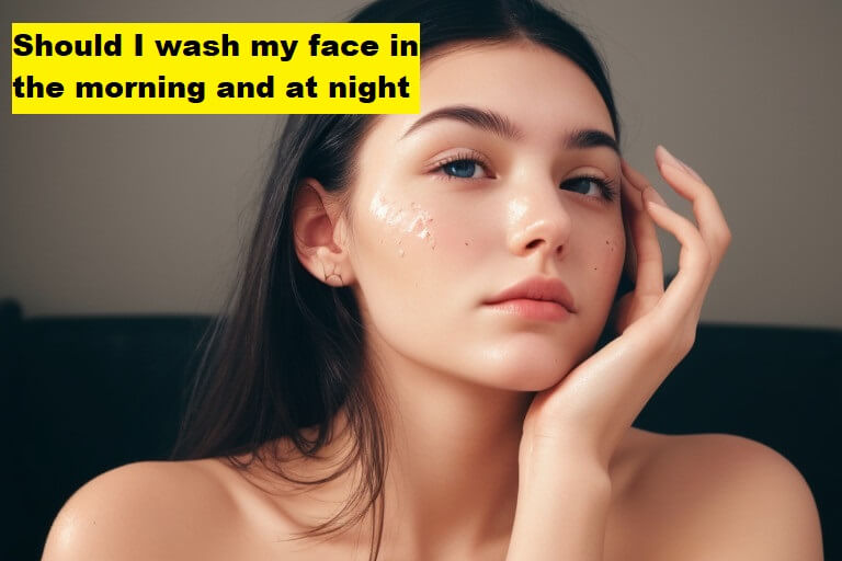 Should I wash my face in the morning and at night