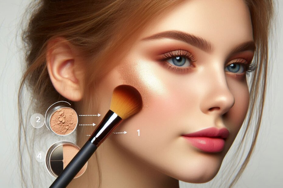 How to apply powder highlighter for Beginners