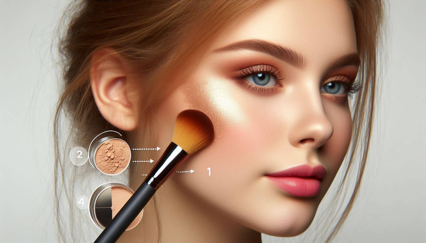 How to apply powder highlighter for Beginners