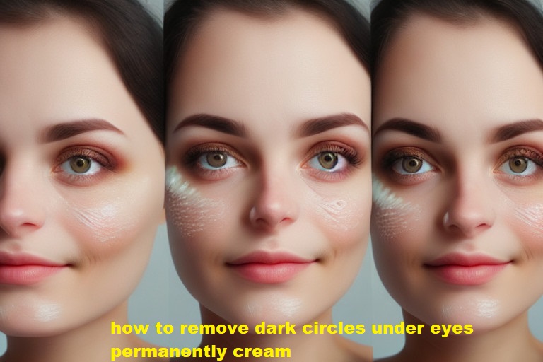 how to remove dark circles under eyes permanently cream