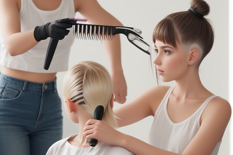 How to Cut Hair at Home for a Girl