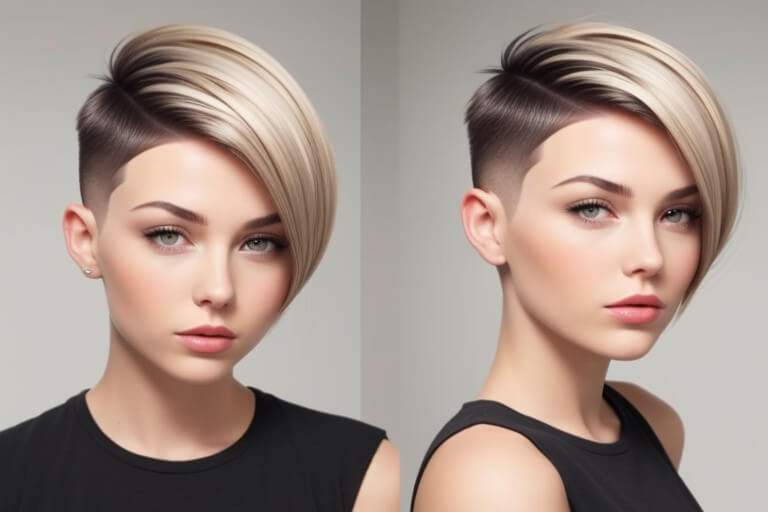 How to cut your own hair short back and sides female