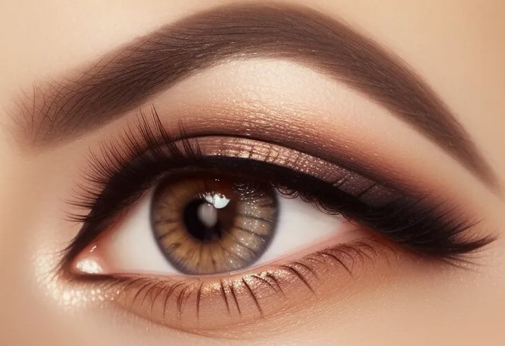 How to do simple eye makeup for brown eyes