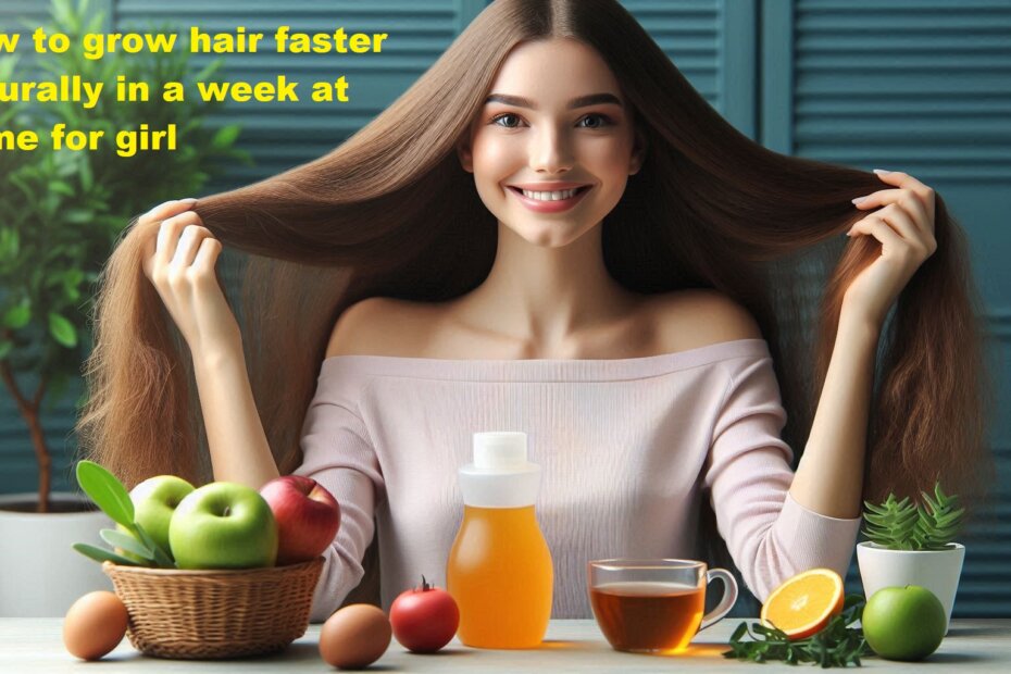 How to grow hair faster naturally in a week at home for girl