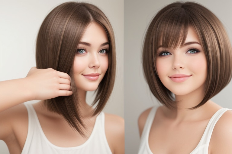 Slimming haircuts for chubby faces