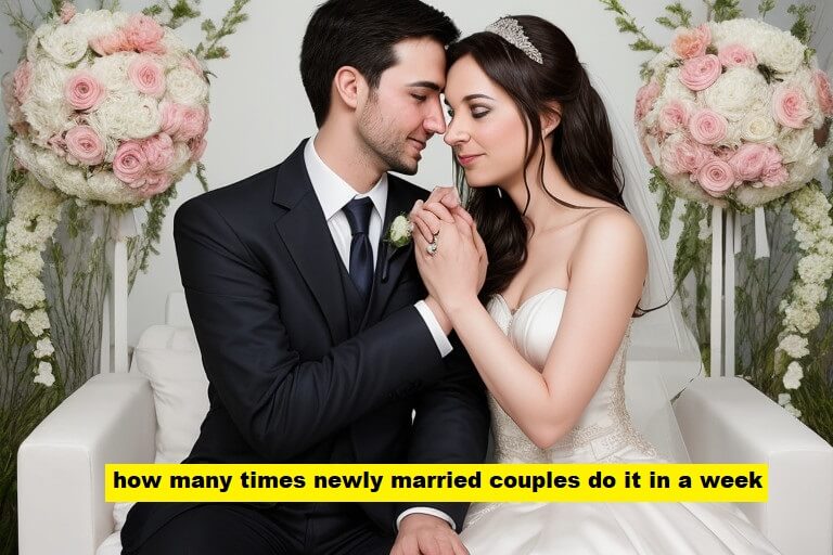 how many times newly married couples do it in a week