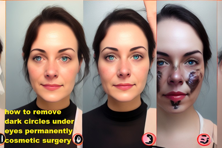 how to remove dark circles under eyes permanently cosmetic surgery