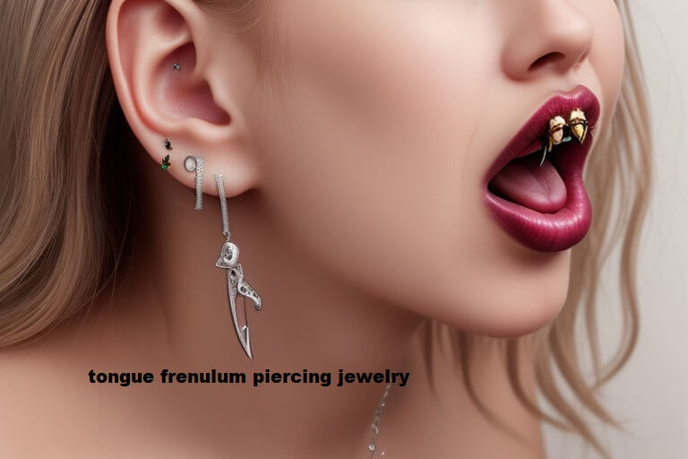 tongue frenulum piercing jewelry