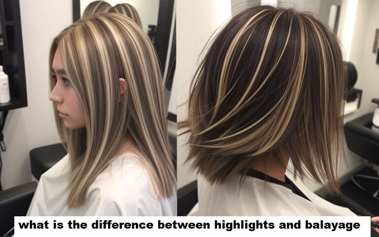 what is the difference between highlights and balayage